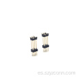 Conector de cabezal de clavija de 2,0 mm de doble fila 6P